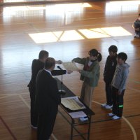 第２学期終業式