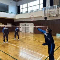 2月22日（木）体育　バドミントン