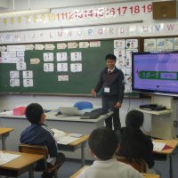 ４月24日（水）４年生英語の学習