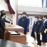 ４月２４日（水）学級委員任命式