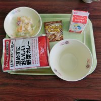 防災給食をいただきました　（９月２日）