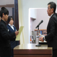 １２月２４日（火）　表彰式、２学期終業式