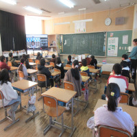 1月８日（水）岩瀬小学校第３学期始業式