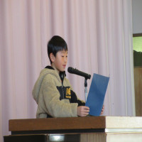 １月８日（水）第３学期始業式が行われました