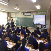 頑張っています西中生