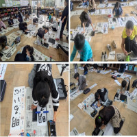【校内書き初め会②】