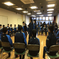 １年生スキー宿泊学習　学年レクリエーション
