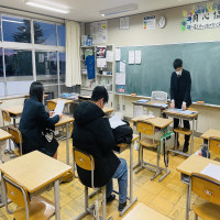 立志活動の準備をしています。