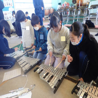 1/29（水）5・6年生 鼓笛隊引き継ぎ