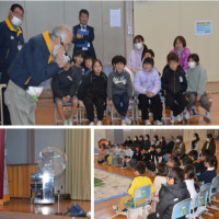 【１・２年生　シャボン玉サイエンスショー】