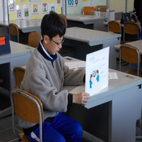 ２月27日（木）　６年生国語「今、私は、ぼくは」