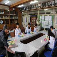校長先生との会食【６年生】