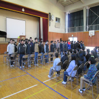 ３月10日（月）卒業式全体練習