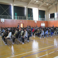 ３月11日（火）卒業式全体練習２