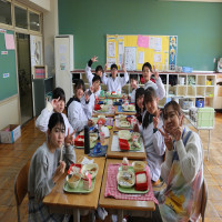 小学校最後の給食（６年）