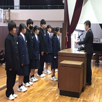 ４月１１日（金）　学級委員任命式