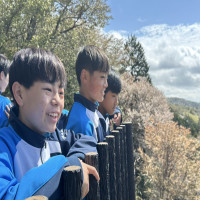 ４月１５日（火）　２年生　高峯山登山