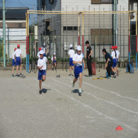４月30日（水）６年生　放課後の陸上練習風景