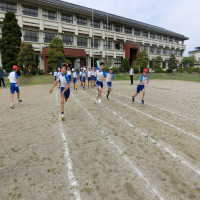 ５月14日（水）　６年生最後の陸上練習