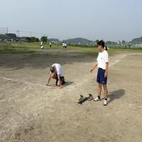 県西陸上に向けて練習しています