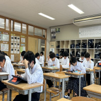 ６月３日（火）　中間テスト前日