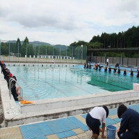 ６月２３日（月）水泳学習の様子です