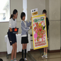 あいさつフラワーお披露目会