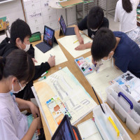 ６年生　図工　わたしのお気に入りの場所