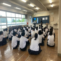 ６月２４日（火）　１年生　交通安全に関する集会
