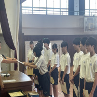 ６月３０日（月）全校集会（表彰）