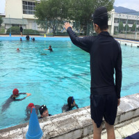 ７日１日（火）　水泳授業