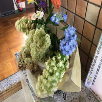 ７月３日（木）素敵なあじさいをいただきました。