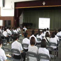 ７月１１日（金）親子高等学校進路学習会（３年）