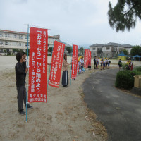 ７月10日（木）あいさつ運動（PTA教養委員）